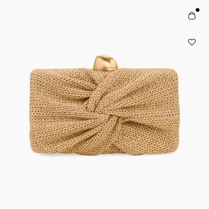 Cult Gaia Elegant Tan Clutch Bag